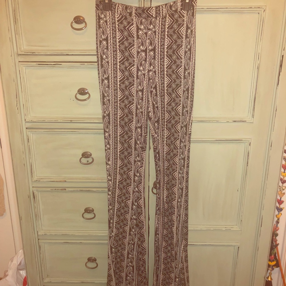 LA Hearts Boho Print Bell Bottoms